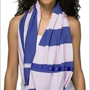 Lululemon pink and purple spring vinyasa scarf
